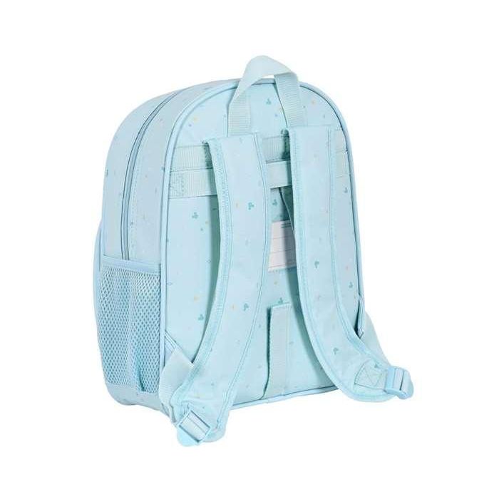 Mochila Escolar Mickey Mouse Clubhouse Baby Azul claro 28 x 34 x 10 cm 3 Mochila Escolar Mickey Mouse Clubhouse Baby Azul claro 28 x 34 x 10 cm 3