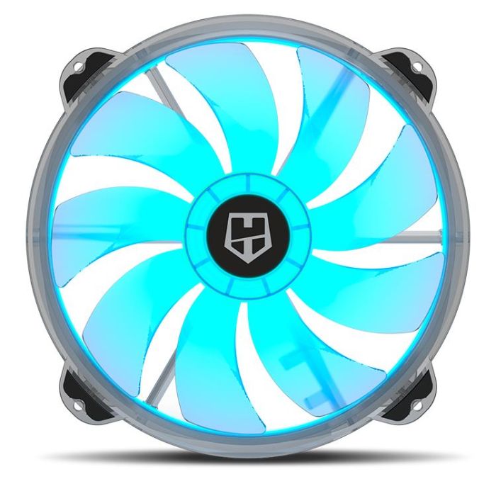 Nox NXHUMMERX200FAN Hummer X200 Ventilador ARGB 200mm, Silencioso con Rodamientos hidráulicos, 800 RPM, 56.8 CFM para PC 1