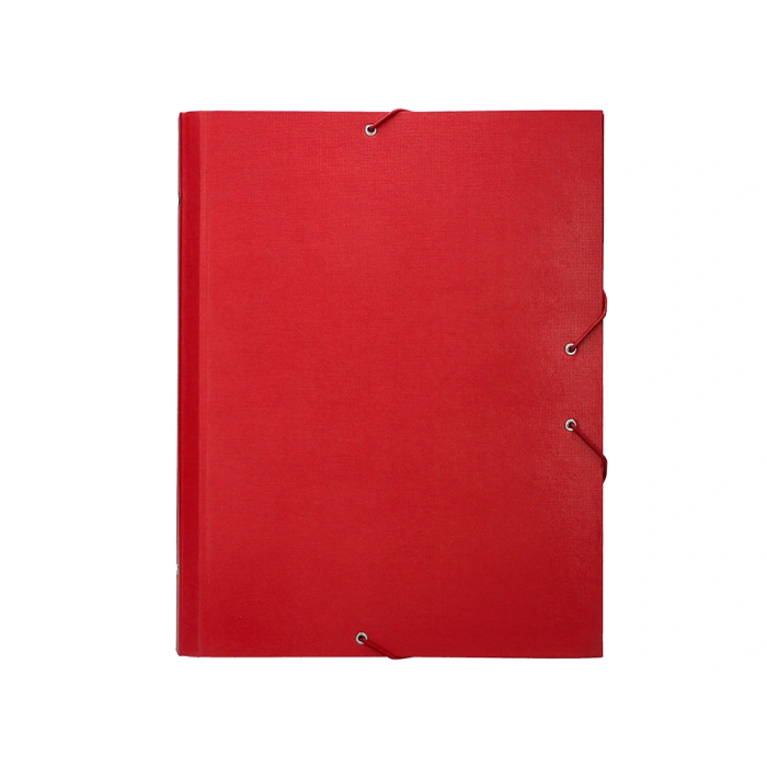 Liderpapel Carpeta Clasificadora Folio Prolongado Cartón Forrado 12 Departamentos Color Rojo 2