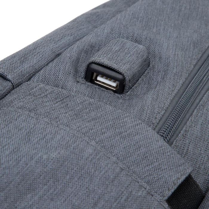 Rivacase 7567 Mochila Portátil 17.3 Pulgadas Prater - Protección Antirrobo, Carga USB, Gris Oscuro 16 Rivacase 7567 Mochila Portátil 17.3 Pulgadas Prater - Protección Antirrobo, Carga USB, Gris Oscuro 16
