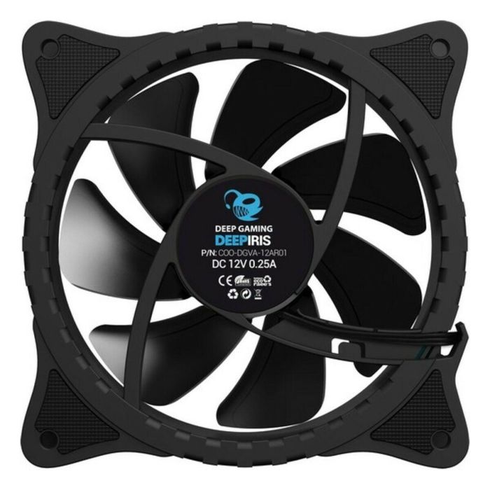 Ventilador de Caja CoolBox DEEP Iris Ø 12 cm 1100 rpm RGB Ø 12 cm 7