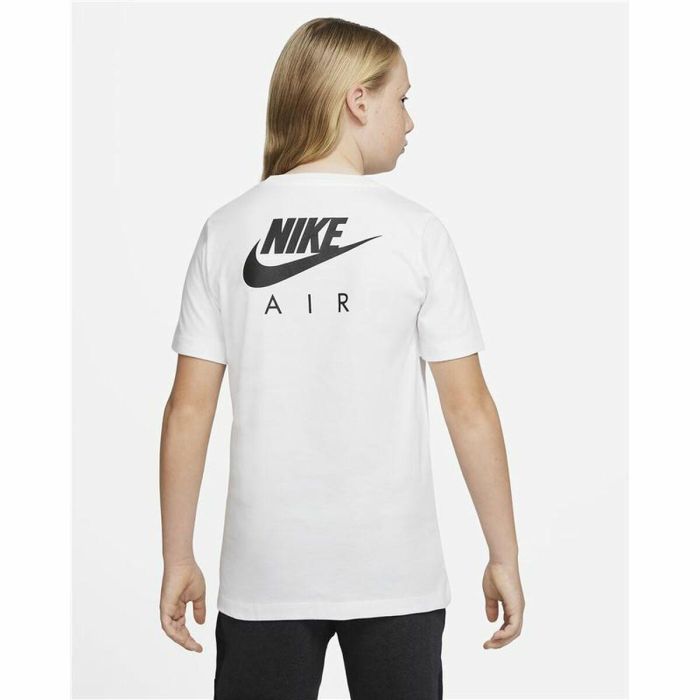 Camiseta de Manga Corta Infantil Nike Air Blanco 3