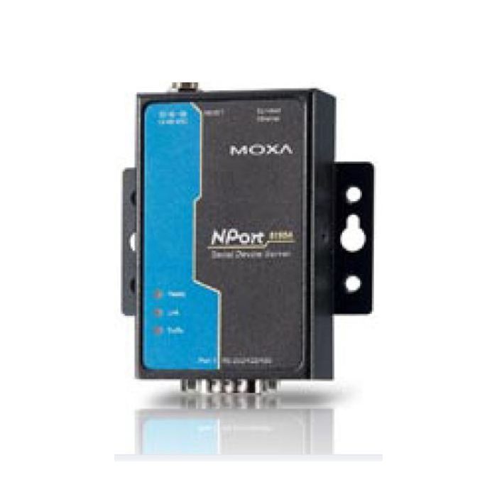 Moxa NPort 5100A Servidor de Dispositivos Serie 1 Puerto RS-232/422/485 con Protección contra Sobretensiones y Consumo Ultra Bajo 1W
