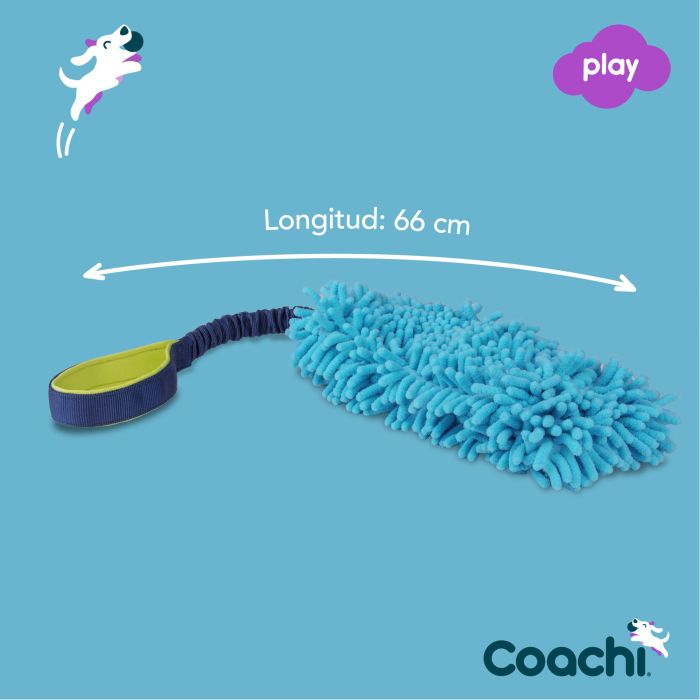 Coachi Tuggi Hide Juguete Adiestramiento Interactivo para Perros y Cachorros con Bolsillo, Asa Neopreno, Ayuda a No Morder - Azul-Lima-Azul Claro 7 Coachi Tuggi Hide Juguete Adiestramiento Interactivo para Perros y Cachorros con Bolsillo, Asa Neopreno, Ayuda a No Morder - Azul-Lima-Azul Claro 7