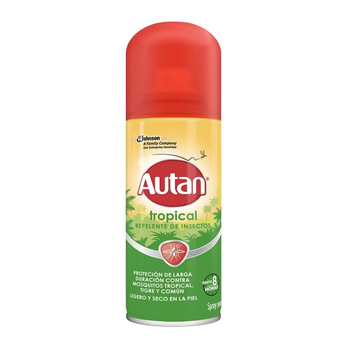 Autan Repelente Mosquitos Tropical Spray 100ml - Protección Eficaz 8 Horas contra Mosquito Común, Tigre y Tropical +12 años 0 Autan Repelente Mosquitos Tropical Spray 100ml - Protección Eficaz 8 Horas contra Mosquito Común, Tigre y Tropical +12 años 0