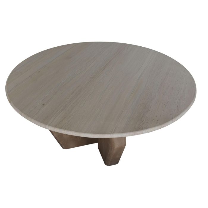 Mesa de Centro Home ESPRIT Marrón Beige 91 x 91 x 40 cm 1 Mesa de Centro Home ESPRIT Marrón Beige 91 x 91 x 40 cm 1