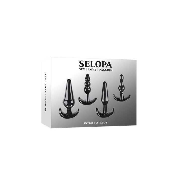 Plug Anal Selopa Negro (8,9 cm) (10,1 cm) 1