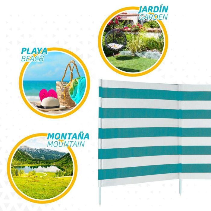 Paravientos Aktive 480 x 102 x 1,5 cm (4 Unidades) 3 Paravientos Aktive 480 x 102 x 1,5 cm (4 Unidades) 3