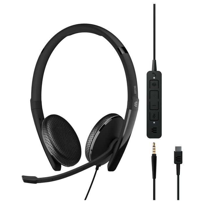 EPOS Adapt 165T USB-C Auriculares Binaurales para Oficina/Centro de Llamadas, USB Tipo C, Alámbrico, Negro 3