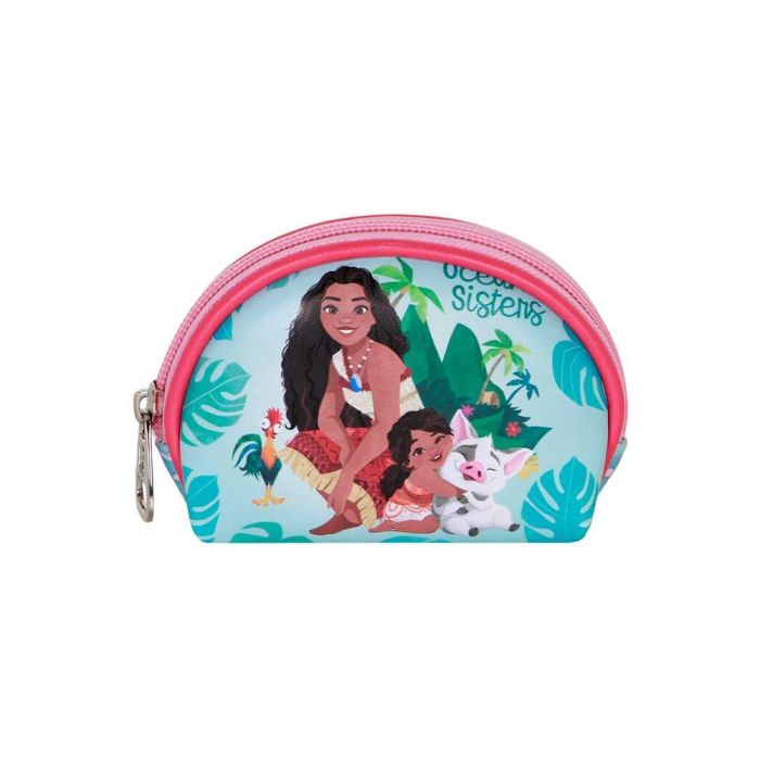 Monedero Oval Casual Family Disney Vaiana Azul 1