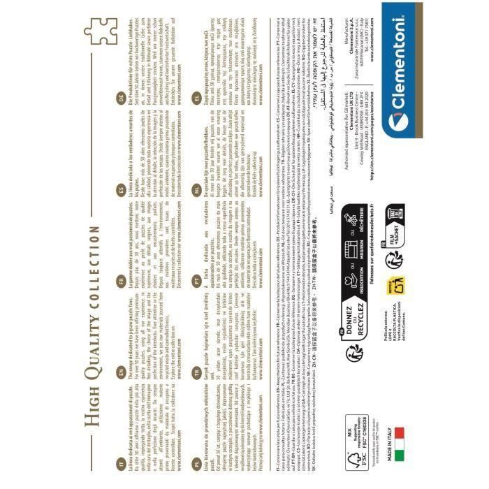 Clementoni CLE8005125370719 - Puzle Compacto 1000 Piezas - Moda y Diseño 5