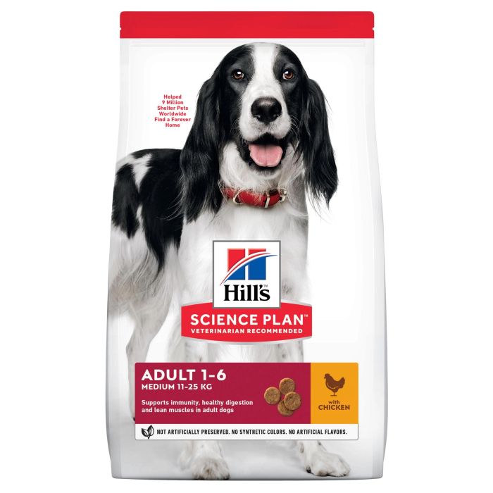 Hill's Hsp Canine Adult Medium Pollo Alimento para Perros Adultos Razas Medianas 2,5 kg