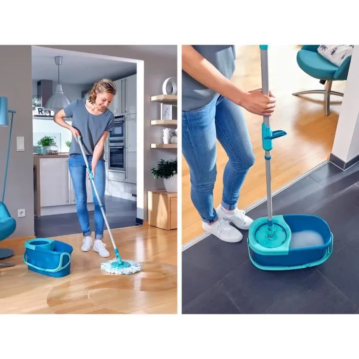 Leifheit 52101 Set Mopa y Cubo Clean Twist Disc Mop Ergo con Mango Telescópico 2 Leifheit 52101 Set Mopa y Cubo Clean Twist Disc Mop Ergo con Mango Telescópico 2