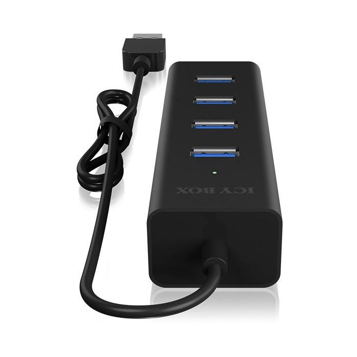 ICY BOX IB-HUB1409-U3 USB 3.0 HUB 4-Port 4xUSB 3.0 3