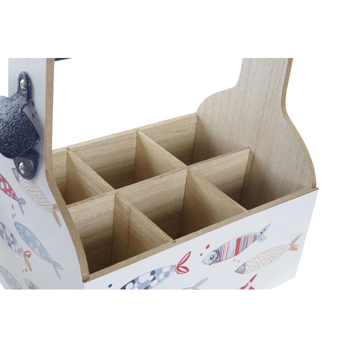 DKD Home Decor Portavasos de MDF Colección Costa Mediterraneo Multicolor 27x16.5x25.5 cm (Ancho x Largo x Alto) Pack 2 Unidades 2 DKD Home Decor Portavasos de MDF Colección Costa Mediterraneo Multicolor 27x16.5x25.5 cm (Ancho x Largo x Alto) Pack 2 Unidades 2