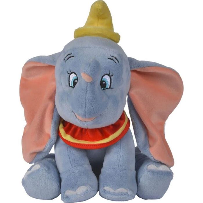 Disney Animals Dumbo Peluche Suave Textil 25 cm. Juguete de Felpa para Bebés y Niños. Edad Recomendada a partir de 0 Meses. 1