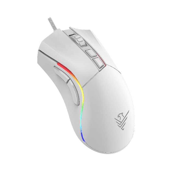 Phoenix technologies Ratón Gaming Void Blanco RGB USB 12000 DPI 3
