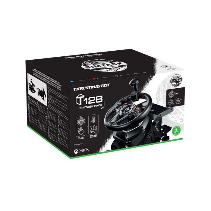 Thrustmaster T128 SimTask Pack Volante + Pedales para PC, Xbox One y Xbox Series X|S - Ángulo de giro 900° 4 Thrustmaster T128 SimTask Pack Volante + Pedales para PC, Xbox One y Xbox Series X|S - Ángulo de giro 900° 4