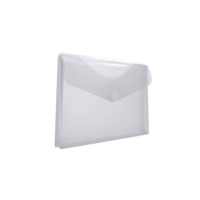 Dosier Sobre Office Box Fuelle Pp Velcro A4+ Cristal 10 unidades