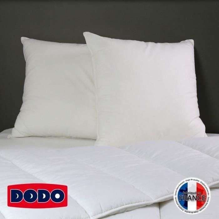 Dodo DOD3307419756977 Juego de 2 almohadas EL IMPERDIBLE 60 x 60 cm Blanco 2 Dodo DOD3307419756977 Juego de 2 almohadas EL IMPERDIBLE 60 x 60 cm Blanco 2
