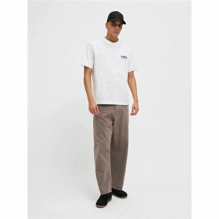 Camiseta de Manga Corta Hombre Jack & Jones Jcodynamic Dust Ss Crew Blanco 10-12 Años 1