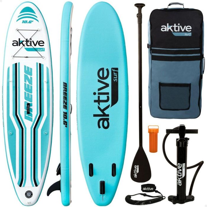 Tabla de Paddle Surf Hinchable con Accesorios Aktive Tabla de Paddle Surf Hinchable con Accesorios Aktive