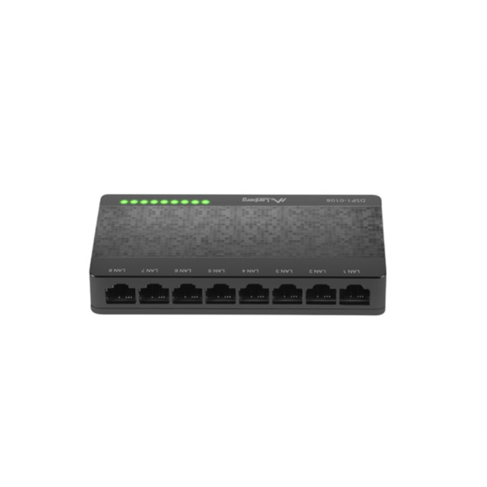 Lanberg DSP1-0108 switch No administrado Fast Ethernet (10/100) Negro Lanberg DSP1-0108 switch No administrado Fast Ethernet (10/100) Negro