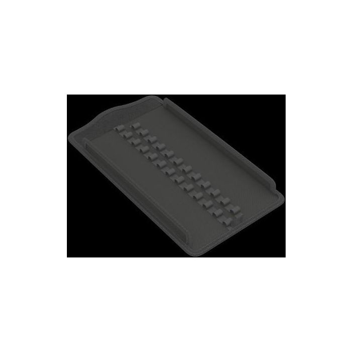 Wera 05136480001 Rolltasche para 25 destornilladores Kraftform Micro, bolsa de herramientas vacía, negra 1