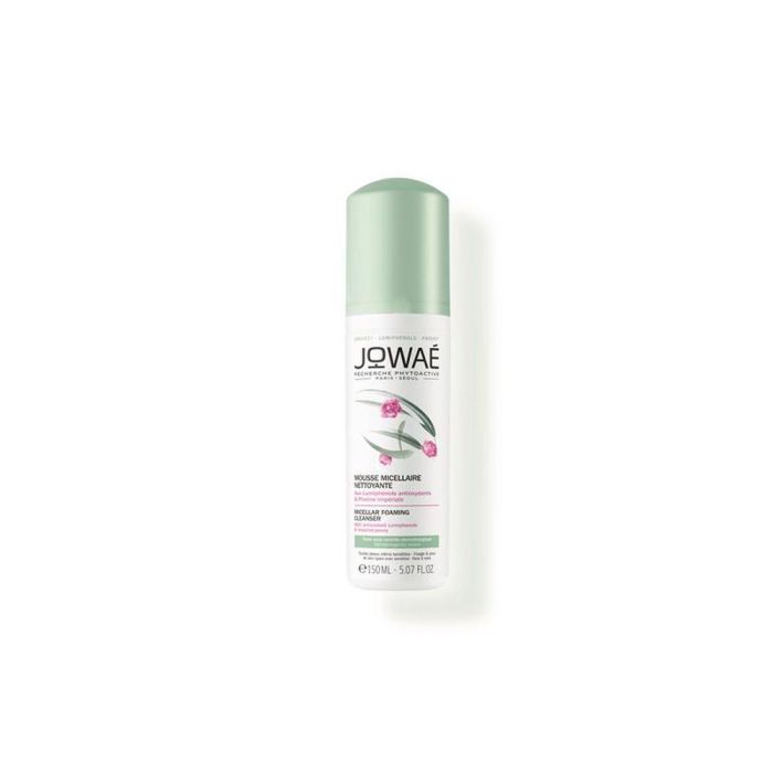 Jowaé 1442A Limpiador Espumoso Micelar Mousse Desmaquillante Facial Suave Todo Tipo Pieles - Lumifenoles, Peonía 150ml