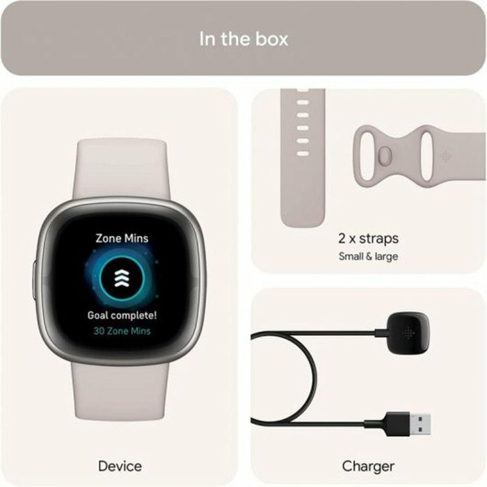 Smartwatch Google Sense 2 Blanco 1,58" 4 Smartwatch Google Sense 2 Blanco 1,58" 4
