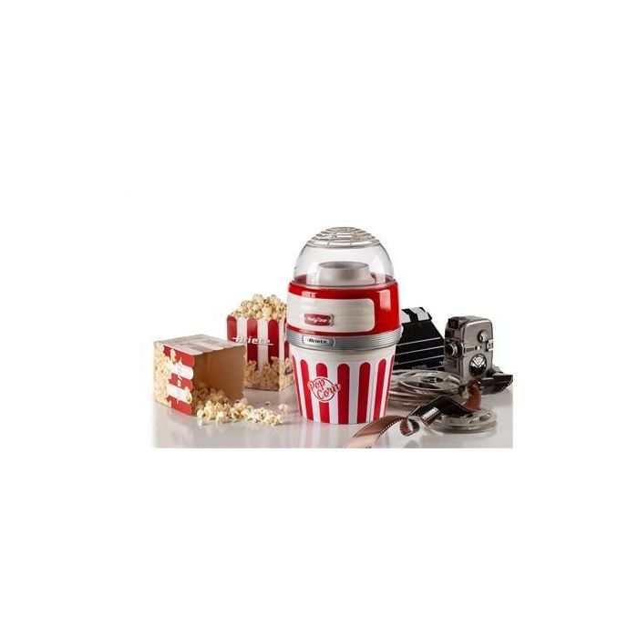 Ariete 2957 Máquina de Palomitas Party Time Big Popper Roja, Diseño Retro Años 50, Aperitivo Natural 10
