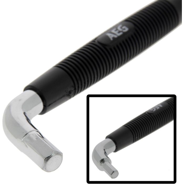 Llave de Drenaje Doble Hexagonal 8 y 12 mm con Mango Ergonómico de Goma Antideslizante 2 Llave de Drenaje Doble Hexagonal 8 y 12 mm con Mango Ergonómico de Goma Antideslizante 2