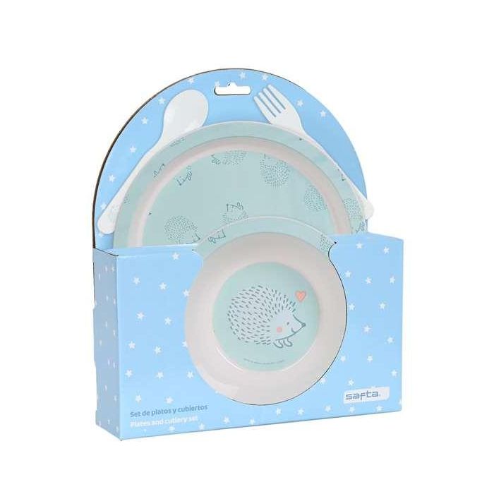 Set de Menaje Infantil Safta Erizo Poliuretano (4 Piezas) 0 Set de Menaje Infantil Safta Erizo Poliuretano (4 Piezas) 0