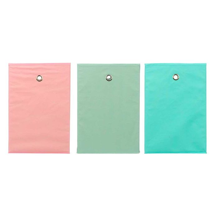 Caja Plegable Organizadora Kipit 35x35x58 cm - Rosa, Turquesa, Verde (12 Unidades) 1