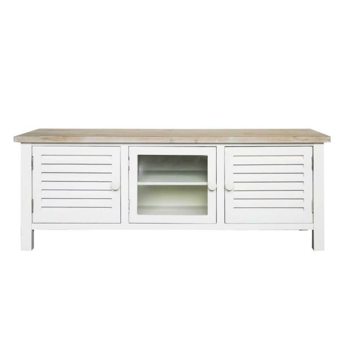 Mueble de TV DKD Home Decor Abeto Blanco Madera MDF 120 x 40 x 45 cm 7