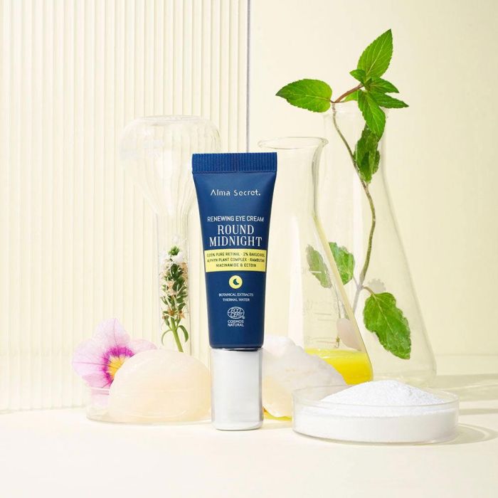 Alma Secret ROUND MIDNIGHT Contorno de Ojos con Retinal 0.05%, Bakuchiol y 10 ml 1