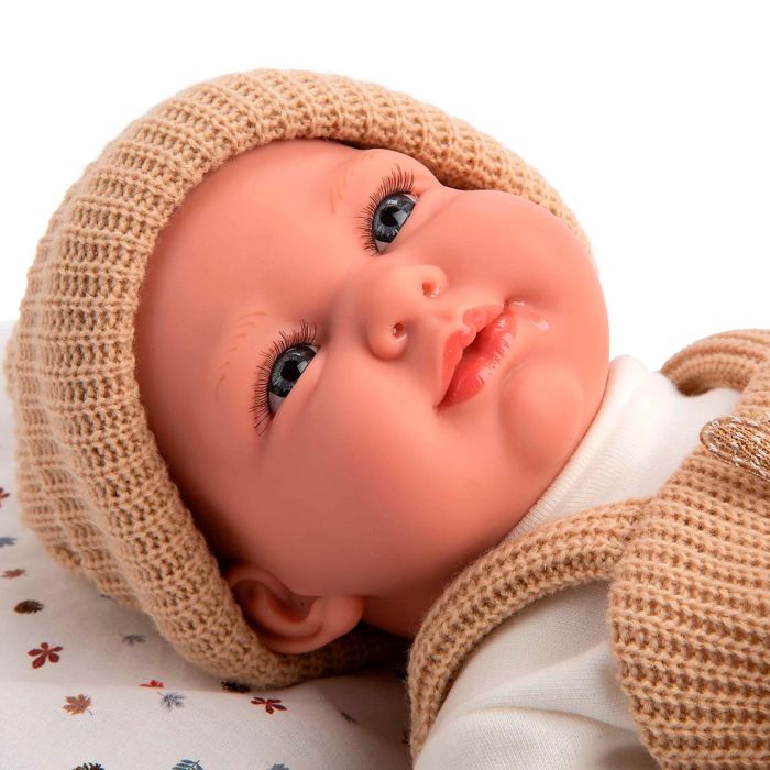 Muñecas Arias 60898 Muñeco Elegance Cris, 40 cm, con Saco de Dormir, Peto Beige y Chupete para Bebés +0 Meses Muñecas Arias 60898 Muñeco Elegance Cris, 40 cm, con Saco de Dormir, Peto Beige y Chupete para Bebés +0 Meses