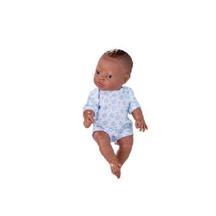 Muñeca newborn 30 cm niña africana con ropa ref: 17080-18 30 Muñeca newborn 30 cm niña africana con ropa ref: 17080-18 30