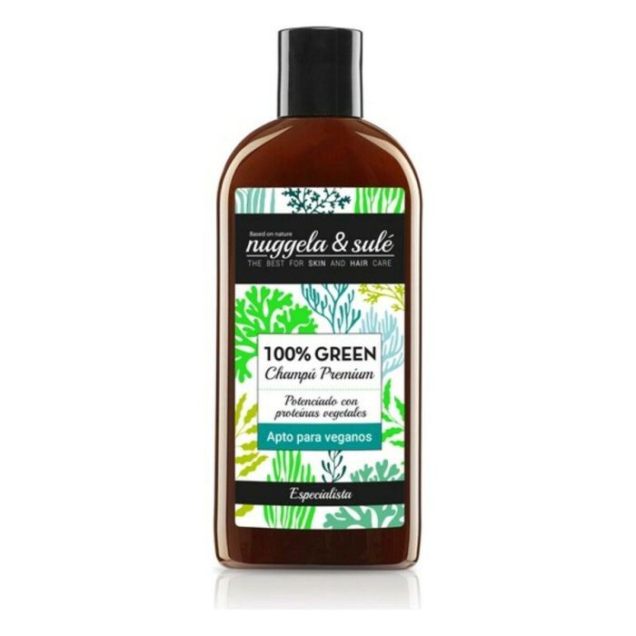 Nuggela & Sulé 100% GREEN Champú Vegano Volumen Hidratante Fortalecedor Sin Sulfatos Todo Tipo Cabello 250 ml Nuggela & Sulé 100% GREEN Champú Vegano Volumen Hidratante Fortalecedor Sin Sulfatos Todo Tipo Cabello 250 ml