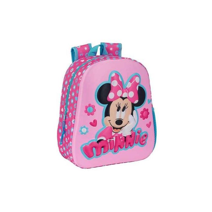 Safta Mochila 3D Minnie Mouse 27x33x10 cm, ideal para niños a partir de 3 años 7