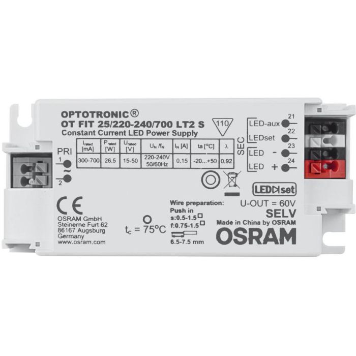 Osram Netzteil - CC Driver 300~700mA. 15~50V 1 Osram Netzteil - CC Driver 300~700mA. 15~50V 1