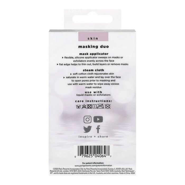 Real Techniques MASKING DUO LOTE - Set cosmética facial para aplicación precisa de mascarillas 2 Real Techniques MASKING DUO LOTE - Set cosmética facial para aplicación precisa de mascarillas 2