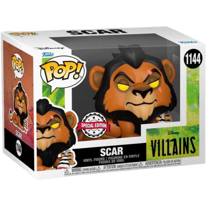 FUNKO Figura POP Disney Villains El Rey León Scar Exclusive
