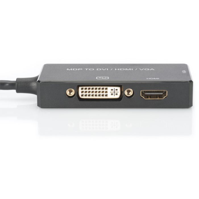 Adaptador DisplayPort a HDMI Digitus AK-340419-002-S Negro 1 Adaptador DisplayPort a HDMI Digitus AK-340419-002-S Negro 1