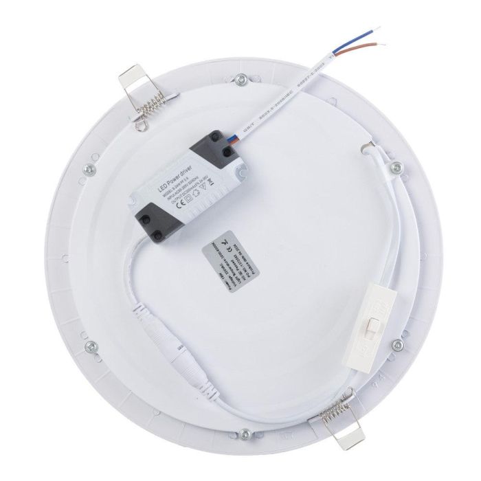 Placa LED 18W 1800Lm CCT (Tonalidad Luz Regulable) 3000-6000ºK Circular 40.000H [HO-GP-LZ-3-M-CCT] 3