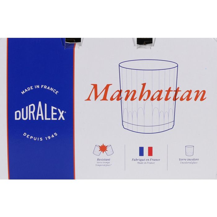 Duralex Set 6 Vasos Transparente "Manhattan" 31 cl (8 Cajas)