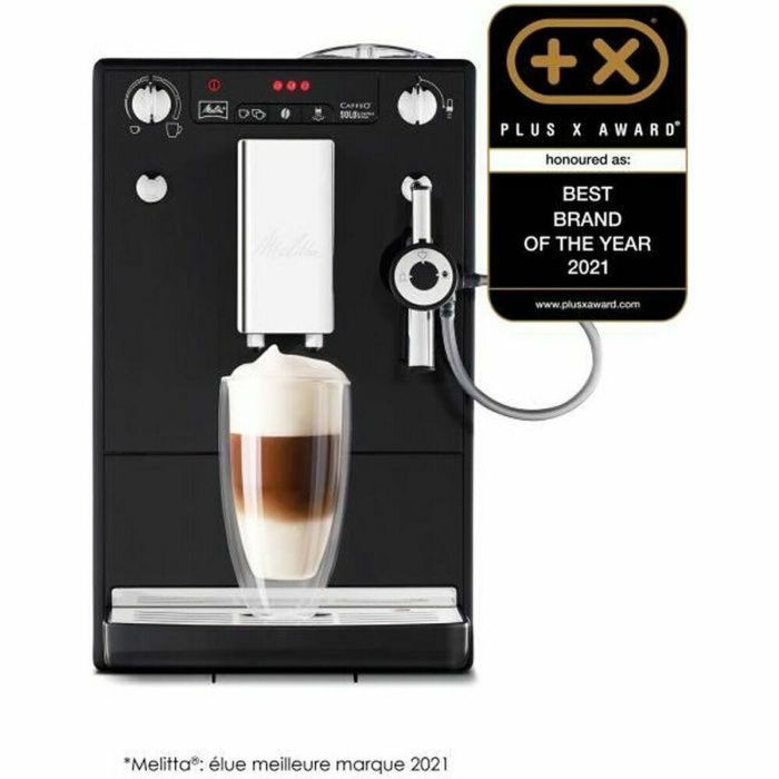 Melitta E957-101 Cafetera Espresso Automática Caffeo Solo & Perfect Molinillo Integrado Cappuccinatore 15 Bares 1400W Negra 1 Melitta E957-101 Cafetera Espresso Automática Caffeo Solo & Perfect Molinillo Integrado Cappuccinatore 15 Bares 1400W Negra 1
