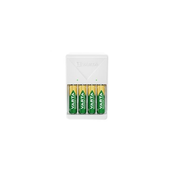 Cargador Pilas 2 Ó 4 Aa/Aaa Y 4Xaa 2100 Mah Blanco VARTA 57657101451