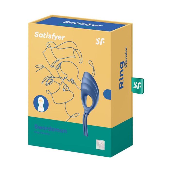 Satisfyer Swordmanman anillo vibrador azul Satisfyer Swordmanman anillo vibrador azul