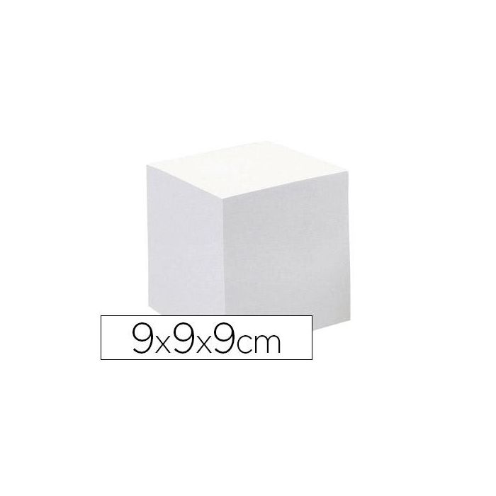 Taco Papel Quo Vadis Encolado Blanco 680 Hojas 100% Reciclado 90x90x90 mm 90 gr